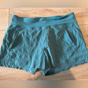 Athleta Trekkie North Shorts - teal blue